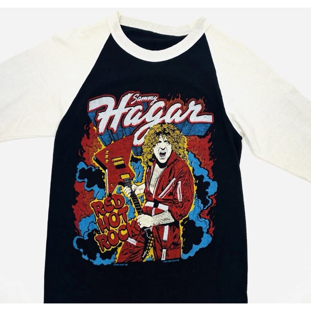 Vintage 1980 Sammy Hagar Band Tee T Shirt "Taking it to the People" Small 80s